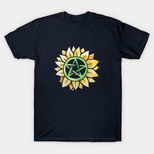 Sunflower Pentagram T-Shirt